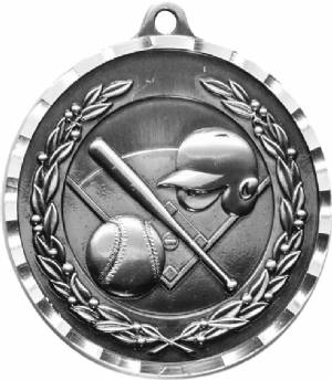 Diamond Cut Baseball Award Medal #3