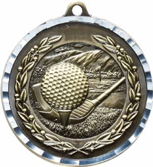 Diamond Cut Golf Award Medal #2