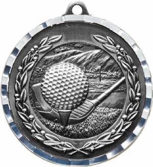 Diamond Cut Golf Award Medal #3