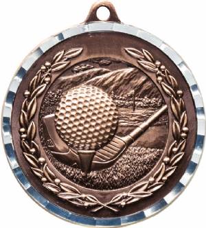 Diamond Cut Golf Award Medal #4