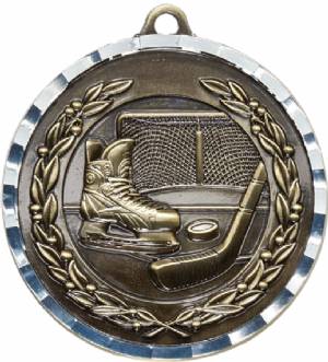 Diamond Cut Hockey Award Medal #2