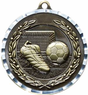 Diamond Cut Soccer Award Medal #2
