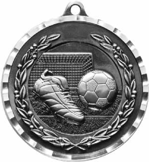 Diamond Cut Soccer Award Medal #3
