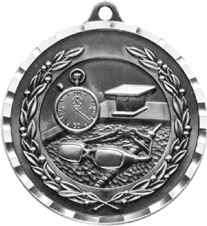 Diamond Cut Swimming Award Medal #3