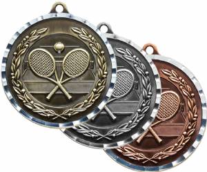 Diamond Cut Tennis Award Medal #1