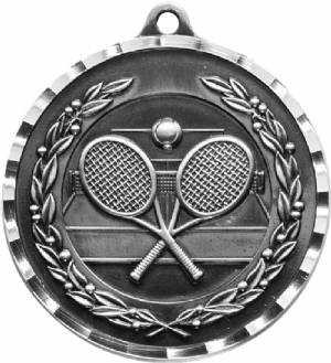 Diamond Cut Tennis Award Medal #3
