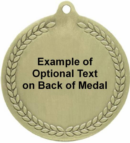 Diamond Cut Volleyball Award Medal #6
