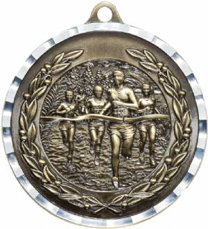 Diamond Cut Cross Country Award Medal #2