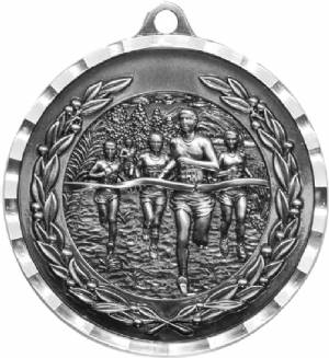 Diamond Cut Cross Country Award Medal #3