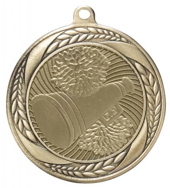 2 1/4" Cheerleading Laurel Wreath Award Medal