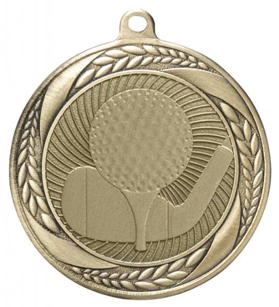 2 1/4" Golf Laurel Wreath Award Medal #2