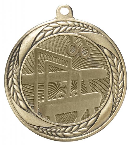 2 1/4" Gymnastics Laurel Wreath Award Medal