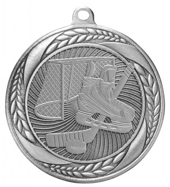 2 1/4" Hockey Laurel Wreath Award Medal #3