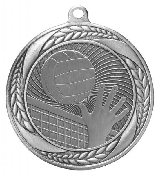 2 1/4" Volleyball Laurel Wreath Award Medal #3