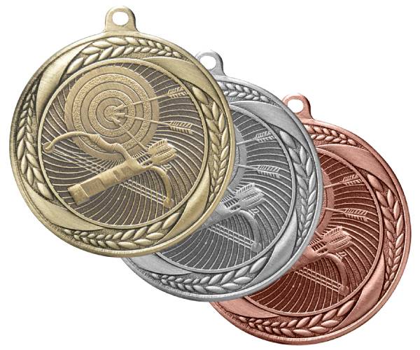2 1/4" Archery Laurel Wreath Award Medal