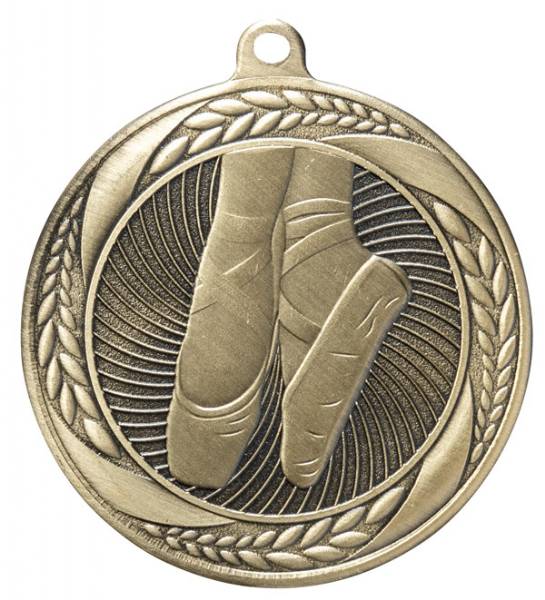 2 1/4" Ballet Laurel Wreath Award Medal