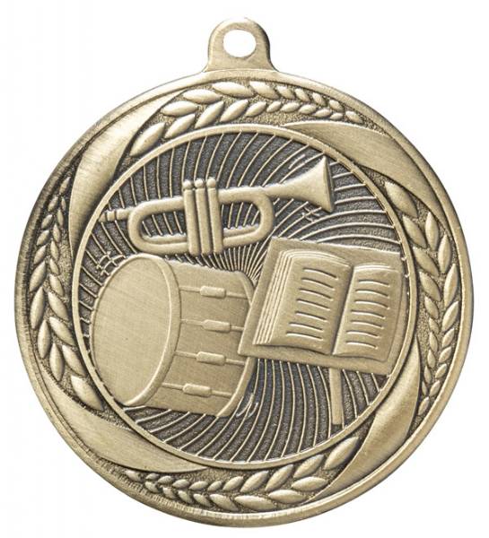 2 1/4" Band Laurel Wreath Award Medal