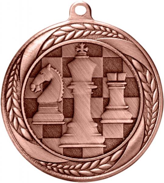 2 1/4" Chess Laurel Wreath Award Medal #4