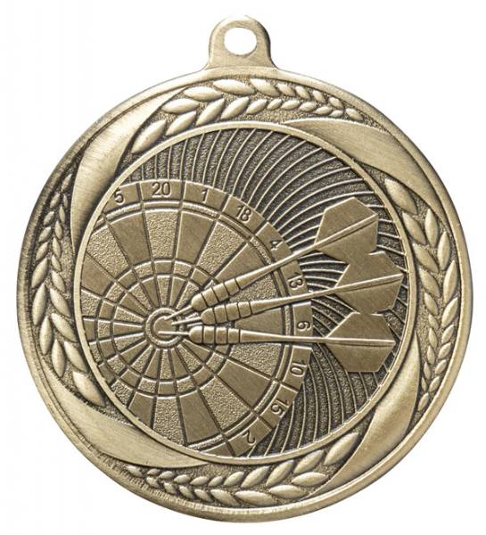 2 1/4" Darts Laurel Wreath Award Medal #2