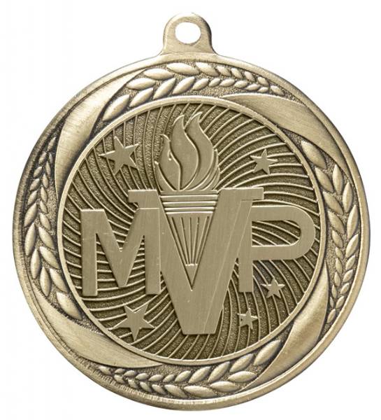 2 1/4" MVP Laurel Wreath Award Medal