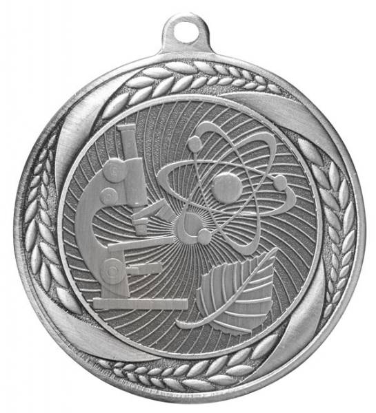 2 1/4" Science Laurel Wreath Award Medal #3