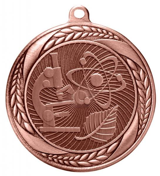 2 1/4" Science Laurel Wreath Award Medal #4