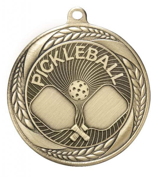 2 1/4" Pickleball Laurel Wreath Award Medal