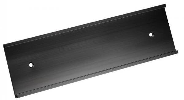 Black Aluminum Wall Sign Bracket 2" x 8"