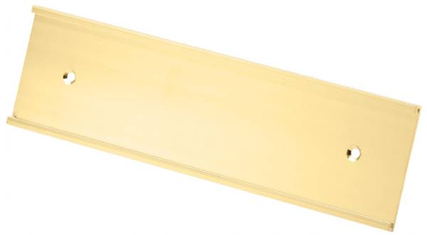 2" x 10" Bright Gold Aluminum Wall Sign Bracket