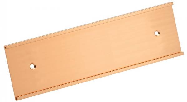 2" x 10" Rose Gold Aluminum Wall Sign Bracket