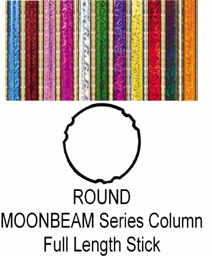 Round Moonbeam Trophy Column Full 45" Stick
