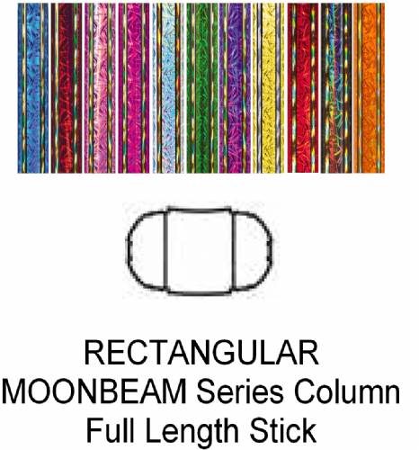 Rectangular Moonbeam Trophy Column Full 45" Stick