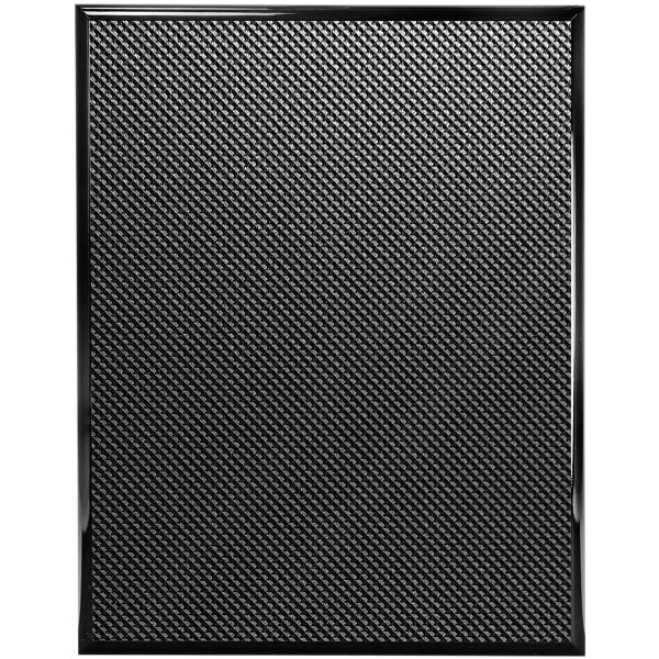 10 1/2" x 13" Piano Carbon Fiber Finish Plaque Blank