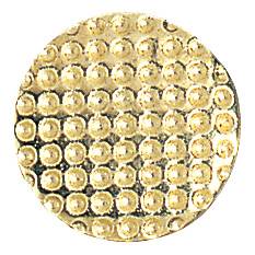 Gold Golf Ball Lapel Chenille Insignia Pin - Metal