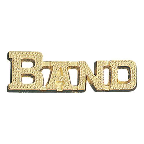 Gold Band Lapel Chenille Insignia Pin - Metal