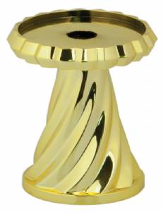 Gold 2" Round Pedestal Trophy Riser