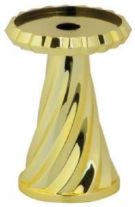 Gold 2 3/4" Round Pedestal Trophy Riser
