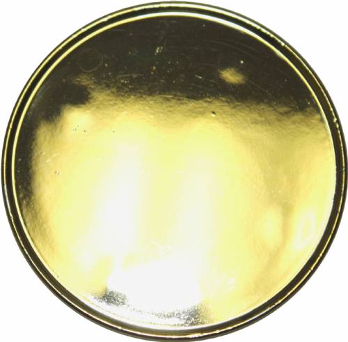 2 1/8" Gold Disc with 2" Insert Holder