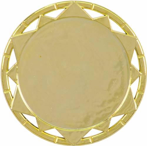 2 5/8" Gold Plaque Mount with 2" Insert Holder