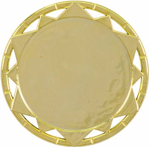 2 5/8" Gold Plaque Mount with 2" Insert Holder