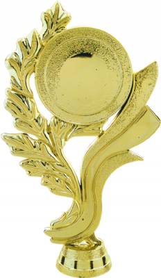 6" Gold Vine 2" Insert Holder Trophy Figure