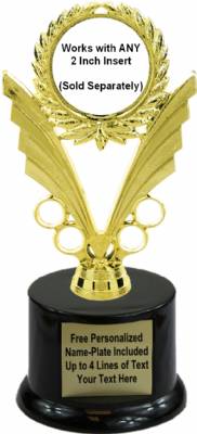 8" - 2" Insert Holder Trophy Kit with Pedestal Base #2