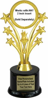 8" Star Insert Holder Trophy Kit with Pedestal Base #2