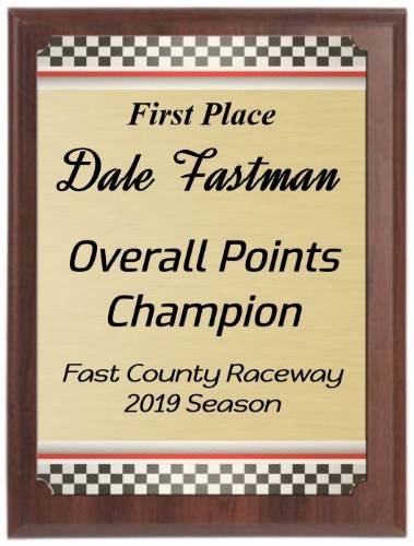 Racing Plaque Designer Portrait