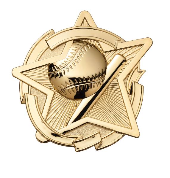 4 1/2" Baseball Star Series Plaque Mount