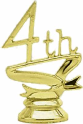 2 1/4" 4th Place Trophy Trim Piece