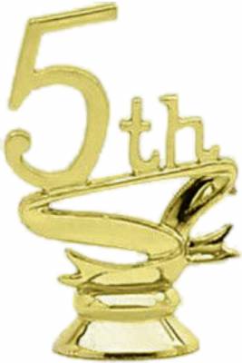 2 1/4" 5th Place Trophy Trim Piece