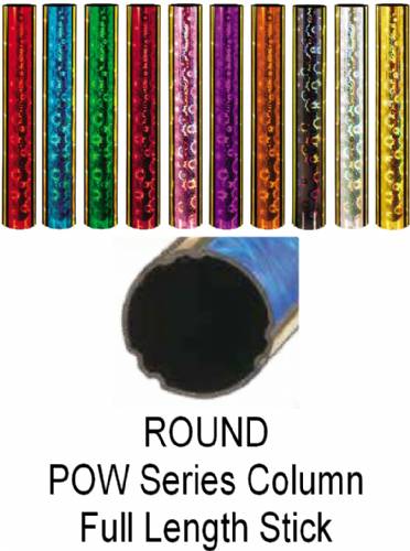 Round POW Series Trophy Column 45" Stick