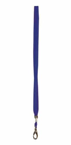 Blue Lanyard with Hook and Adjustable Ball 3/8" x 36"