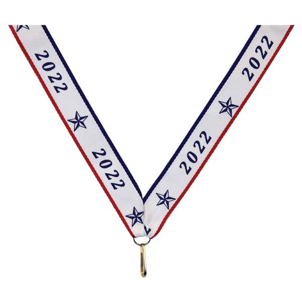 7/8" x 32" 2022 Neck Ribbon with Snap Clip